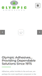 Mobile Screenshot of olympic-adhesives.com