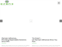 Tablet Screenshot of olympic-adhesives.com